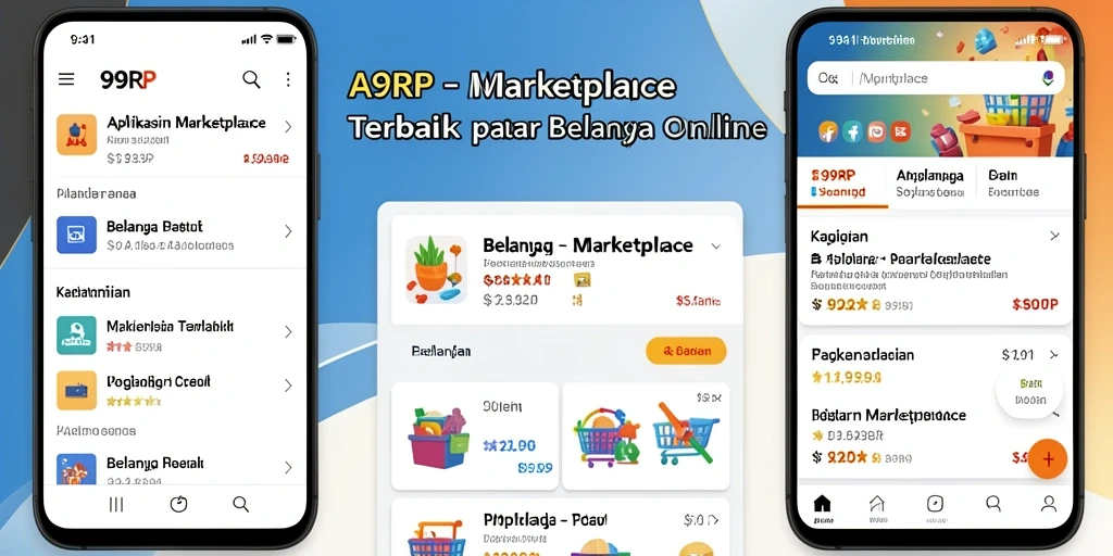 Tampilan antarmuka aplikasi 99RP yang modern dan fungsional.