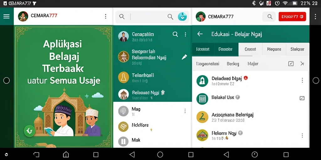 Tampilan antarmuka CEMARA777 yang menarik dan informatif.