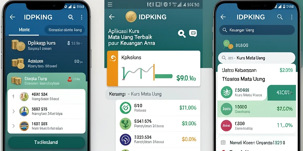 Tampilan antarmuka IDPKING yang sederhana dan informatif.