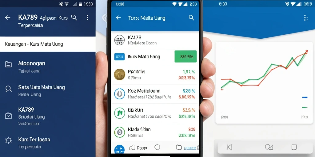 Antarmuka KA789 menampilkan kurs mata uang secara jelas dan informatif.
