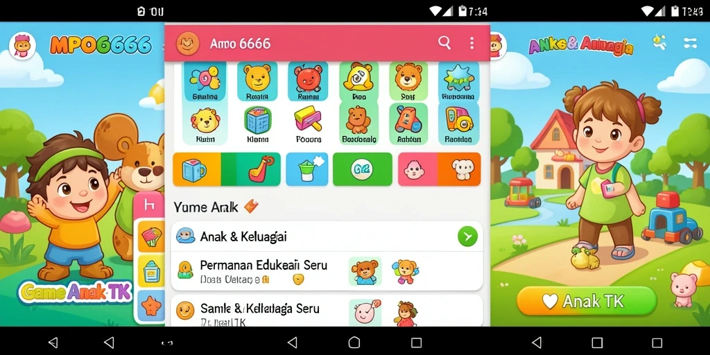 Tampilan antarmuka MPO666 yang menarik dan interaktif untuk anak-anak.