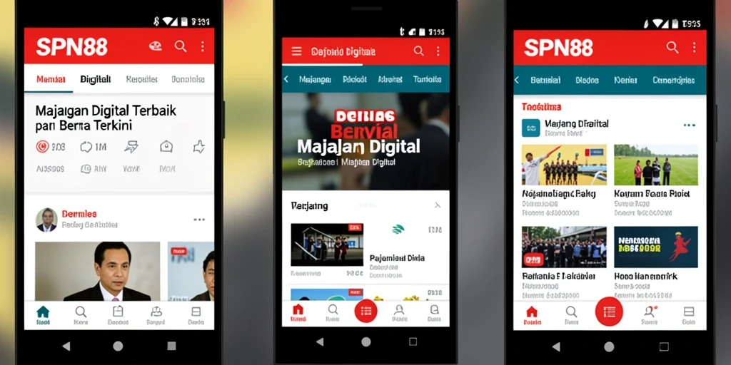 Tampilan antarmuka SPN88 yang menarik dan fungsional.