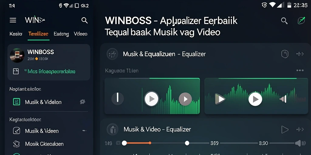 Tampilan antarmuka aplikasi WINBOSS yang menarik dan fungsional.
